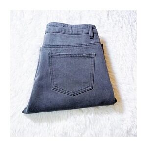 Princess Polly Secondcity Jeans Black Denim SZ8 NWT